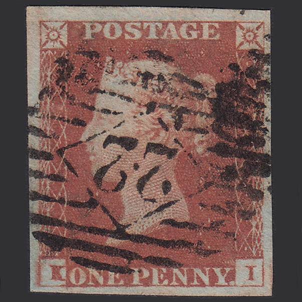 GB QV 1841 1d (Plate 81) SG8-B1(1) KI FU 4 Good Margins London IS 22