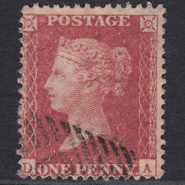 GB QV 1857 1d Rose-red (Plate 48) SG40-C10(1) DA FU Light Irish Cancel