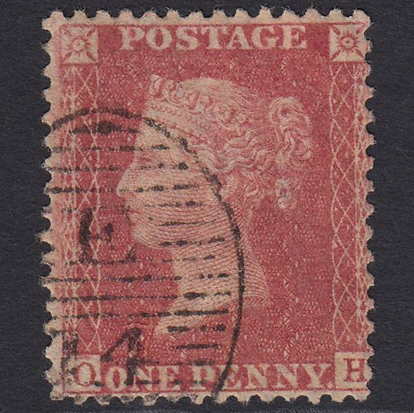 GB QV 1857 1d Rose-red (Plate 36) SG40-C10(1) OH FU London D&S E14