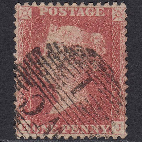 GB QV 1857 1d (Plate 67) SG39-C10(3) EJ GU London D&S WC1 Well Centred