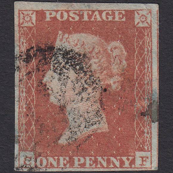 GB QV 1841 1d Red-brown (Plate 90) SG8-B1(1) CF GU