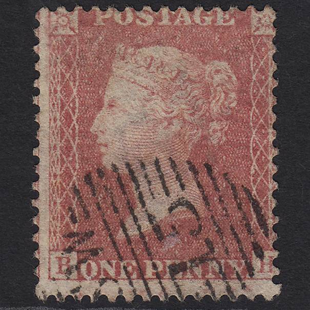 GB QV 1857 1d Rose-red (Plate 46) SG40-C10(1) BH GU London D&S SW15