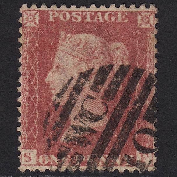 GB QV 1857 1d Rose-red (Plate 68) SG40-C10(1) SF GU London D&S WC10