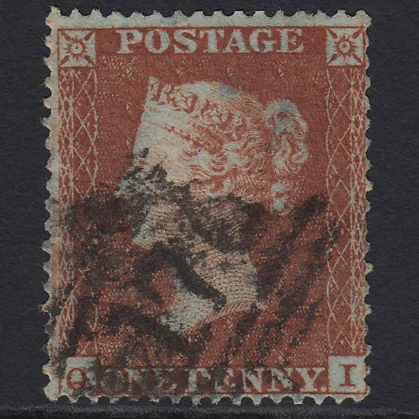 GB QV 1854 1d Red-brown (Plate 190) SG17-C1(1) QI GU