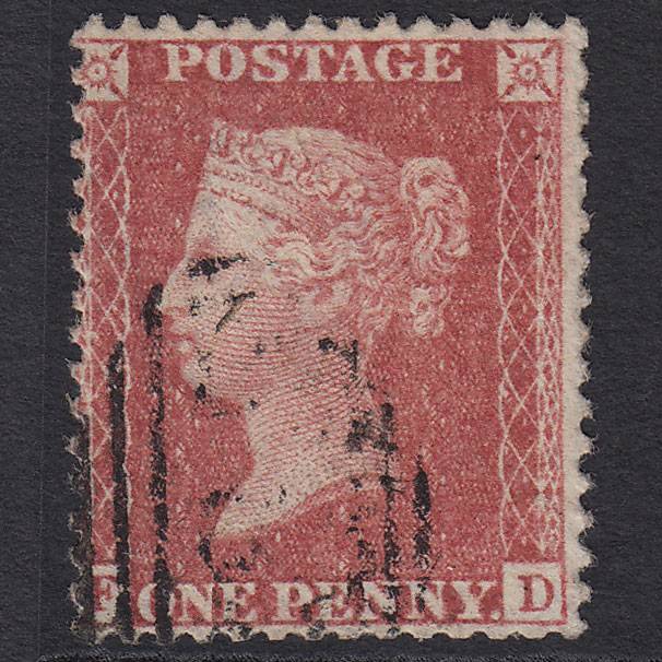 GB QV 1857 1d Rose-red (Plate 41) SG40-C10(1) FD GU