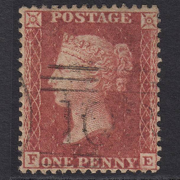 GB QV 1857 1d Rose-red (Plate 60) SG40-C10(1) FE GU Dingwall 103