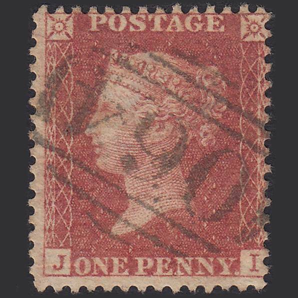GB QV 1857 1d Rose-red (Plate 42) SG40-C10(1) JI GU Lewdown 064