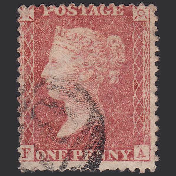 GB QV 1857 1d Rose-red (Plate 46) SG40-C10(1) FA GU