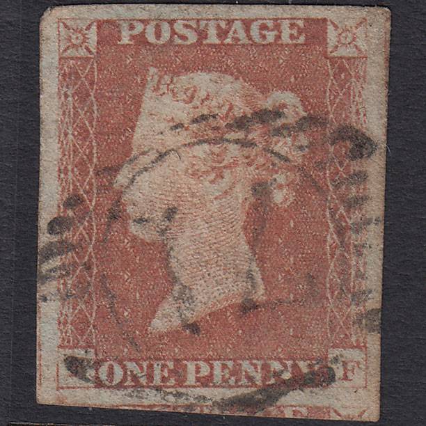 GB QV 1841 1d Red-brown (Plate 58) SG8-B1(1) FF GU 4 Hugem London D&S 71