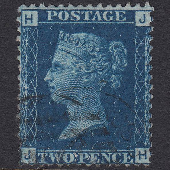GB QV 1869 2d Blue (Plate 13) SG46-G3 JH GU