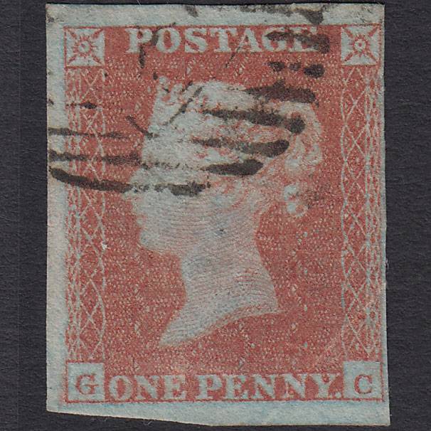 GB QV 1841 1d Red-brown (Plate 113) SG8-B1(1) GC GU 4M London IS Cancel