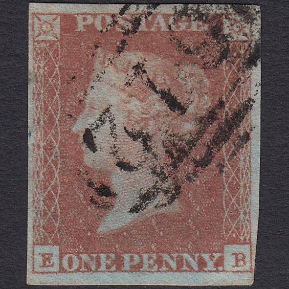 GB QV 1841 1d Red-brown (Plate 109) SG8-B1(1) EB FU 4M Peterborough 612