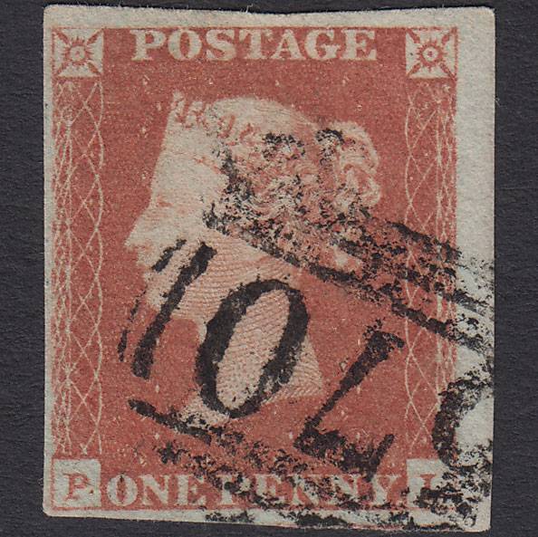 GB QV 1841 1d Pl 85 SG8-B1(1) PL FU 4 Good/huge Margins Northampton 570
