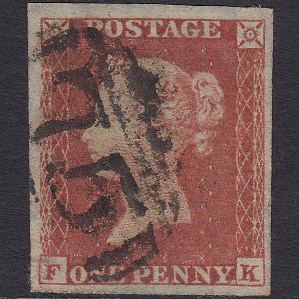 GB QV 1841 1d (Plate 170) SG8-B2(1) FK FU 4 Good Margins Birmingham 75