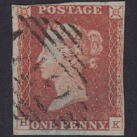 GB QV 1841 1d Red-Brown Plate 78 SG8-B1(1) HK FU Nr 4 Margins Clonmel 142