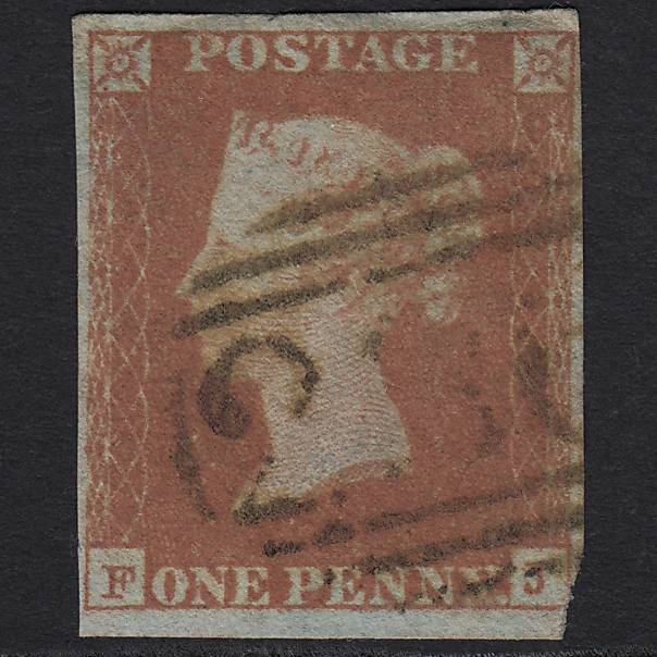 GB QV 1841 1d Red-brown (Plate 94) SG8-B1(1) FJ GU
