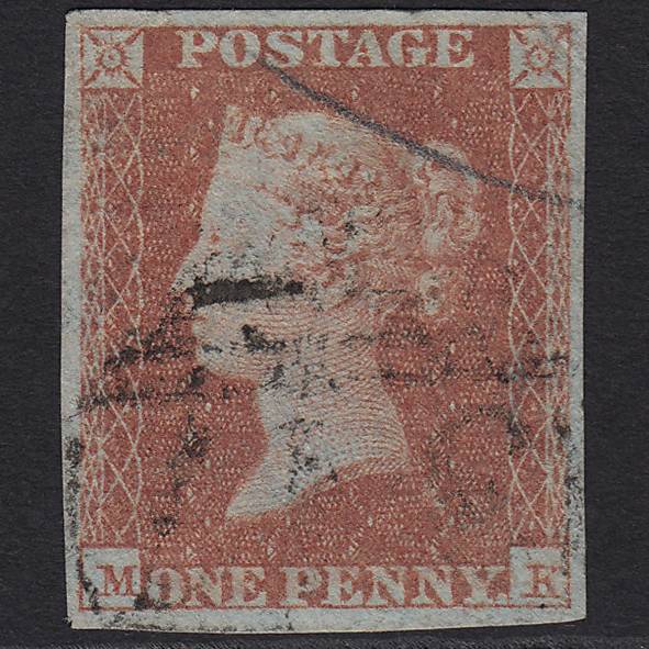 GB QV 1841 1d Red-brown (Plate 119) SG8-B1(1) MK GU 4M Imperf