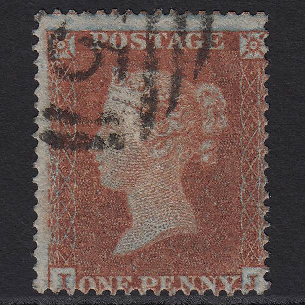GB QV 1854 1d Red-brown (Plate 191) SG17-C1(1) IJ FU
