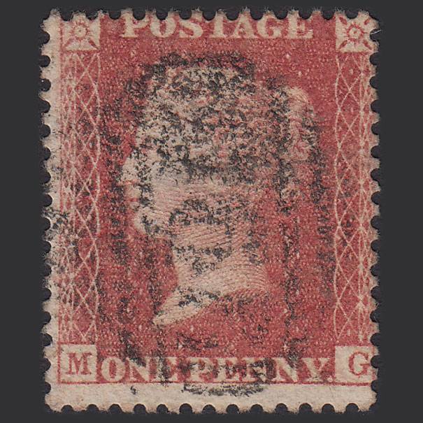 GB QV 1857 1d Rose-red (Plate 59) SG40-C10(1) MG GU