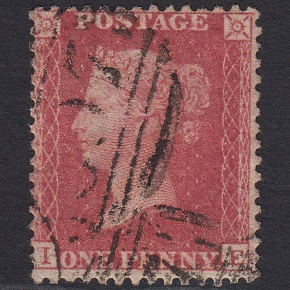 GB QV 1857 1d Rose-red (Plate 59) SG40-C10(1) IE FU