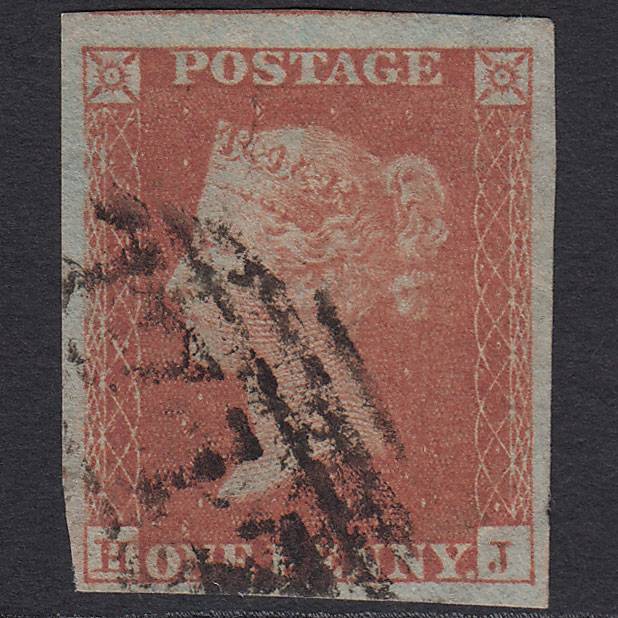 GB QV 1841 1d Red-brown (Plate 157) SG8-B2(1) HJ FU