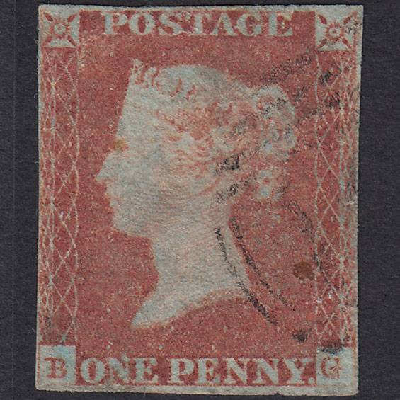 GB QV 1841 1d Red-brown (Plate 78) SG8-B1(1) BG GU nr 4M Light Cancel