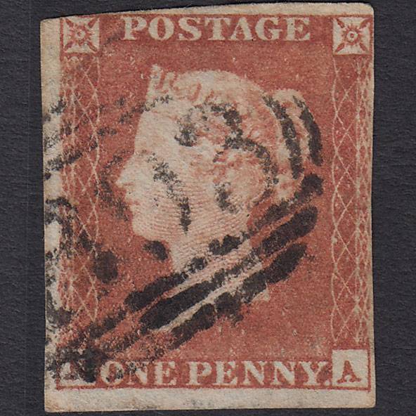 GB QV 1841 1d Red-brown (Plate 101) SG8-B1(1) NA GU nr 4 Margins