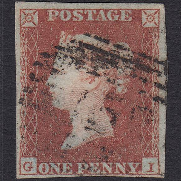 GB QV 1841 1d Red-brown (Plate 97) SG8-B1(1) GI FU Scotland