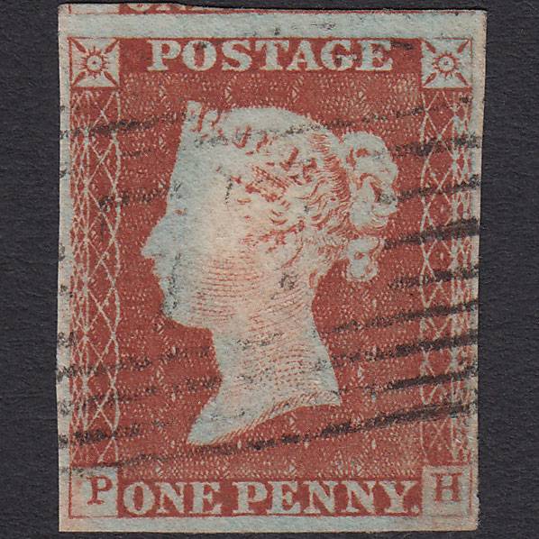 GB QV 1841 1d Pale Red-brown (Plate 43) SG9-B1(3) PH FU 4M Chance Inn 77