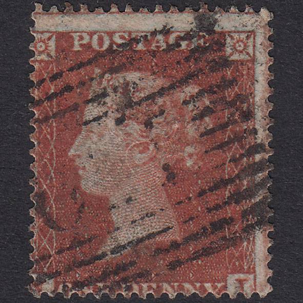 GB QV 1854 1d Red-Brown Plate 199 SG17-C1(1) NI GU Glasgow 159