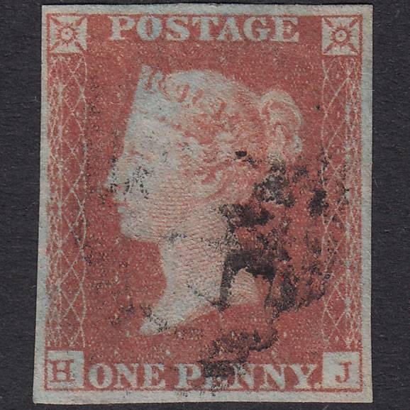 GB QV 1841 1d Pl 101 SG8-B1(1) HJ VFU Missing Imprimatur 4M Light Cancel