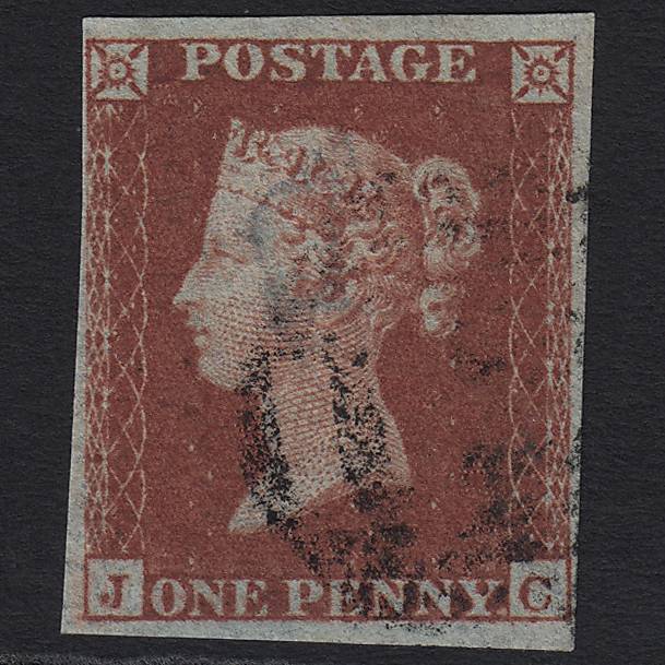 GB QV 1841 1d Red-brown (Plate 157) SG8-B2(1) JC VFU 4M Imperf