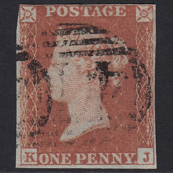 GB QV 1841 1d Red-brown (Plate 149) SG8-B2(1) Blue Head KJ GU nr 4M