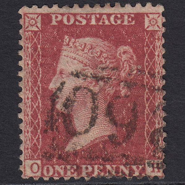 GB QV 1857 1d Rose-red (Plate 60) SG40-C10(1) OH GU