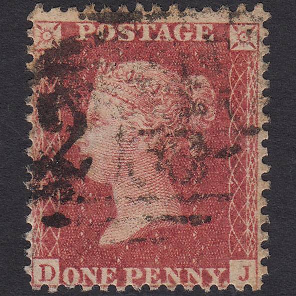 GB QV 1857 1d Rose-red (Plate 48) SG40-C10(1) DJ GU