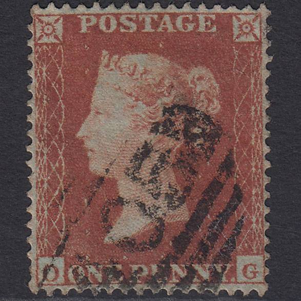 GB QV 1854 1d (Plate 179) SG17-C1(1) OG FU Ipswich 405 Perfect Centring
