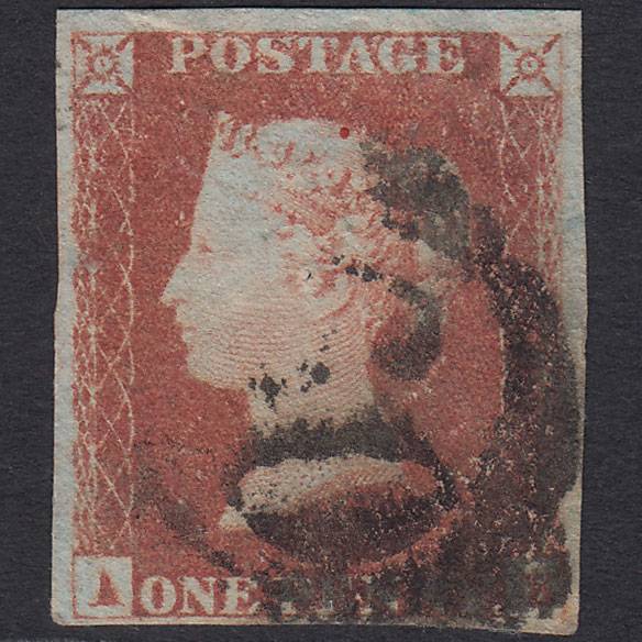 GB QV 1841 1d Pl 79 SG8-B1(1) AK FU Missing Imprimatur 4M London D&S 60