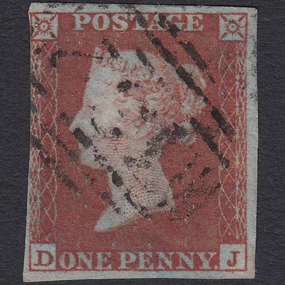 GB QV 1841 1d Red-brown (Plate 136) SG8-B2(1) DJ GU nr 4M Brighton 132