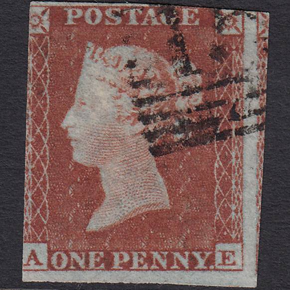 GB QV 1841 1d (Plate 149) SG8-B2(1) AE FU Missing Imprimatur Scotland