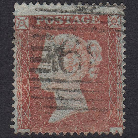 GB QV 1854 1d Red-Brown SG17-C1(1) ?A GU Scotland