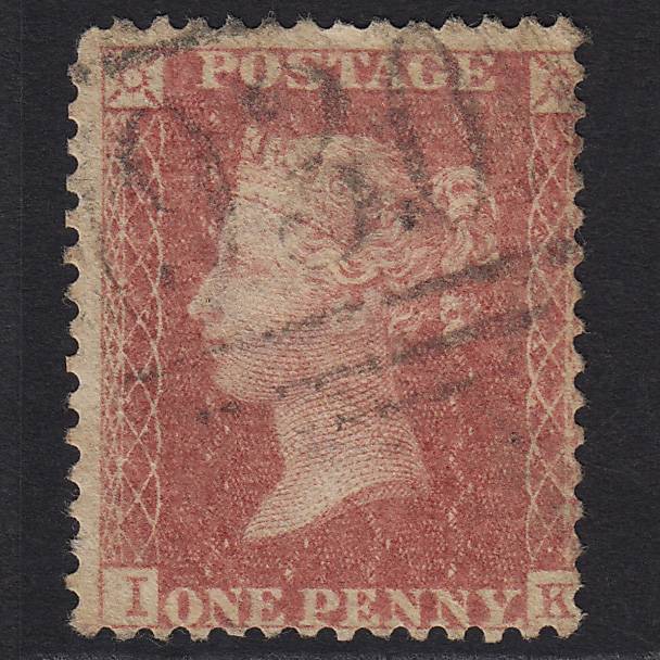 GB QV 1857 1d Rose-red SG40-C10(1) IK GU York 930