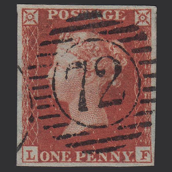 GB QV 1841 1d Plate 177 SG8-B2(1) LF VFU 4M Mike Williams Certificate