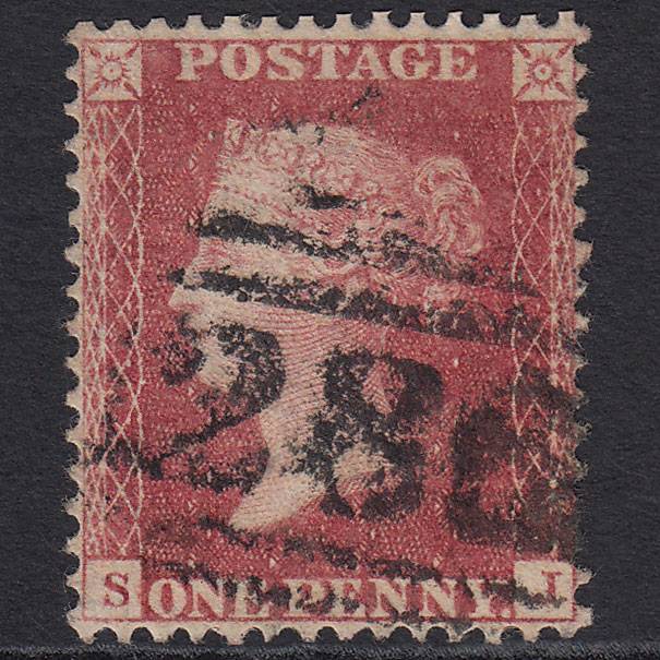GB QV 1857 1d Rose-red (Plate 52) SG40-C10(1) SJ GU