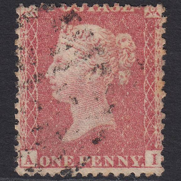 GB QV 1857 1d Pl 27 SG39-C10(3) AI GU Miss Imprimatur London D&S Cancel