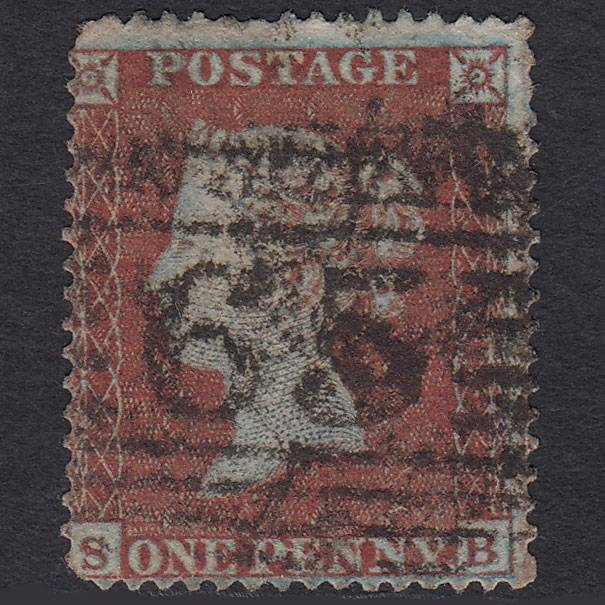 GB QV 1855 1d (Plate 200) SG22-C2(1) Framed Reverse SB GU Campbeltown 65
