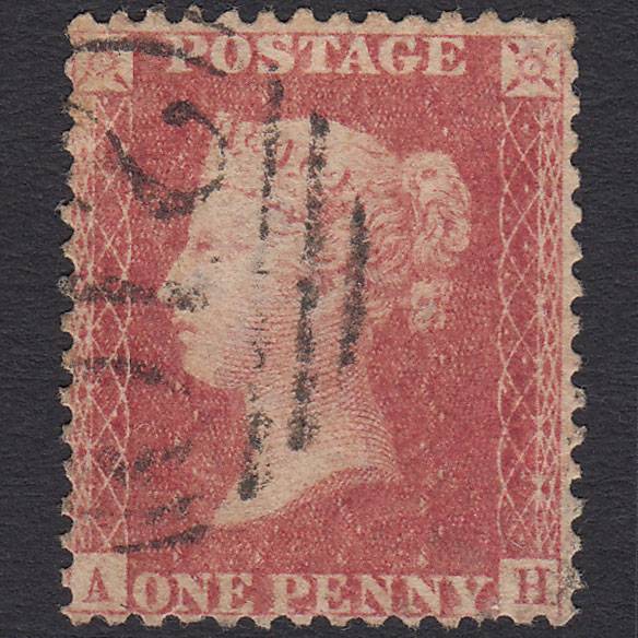 GB QV 1857 1d Pl 43 SG40-C10(1) AH GU Missing Imprimatur Colchester 210