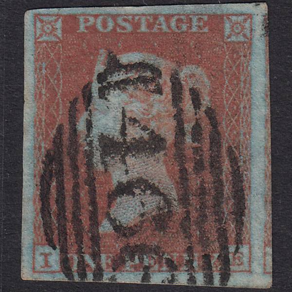 GB QV 1841 1d Plate 110 SG8A-B1(2) IE FU 4 Good Margins Liverpool 466