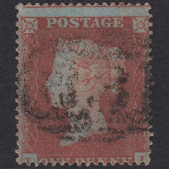 GB QV 1854 1d Red-Brown SG17-C1(1) ?? FU