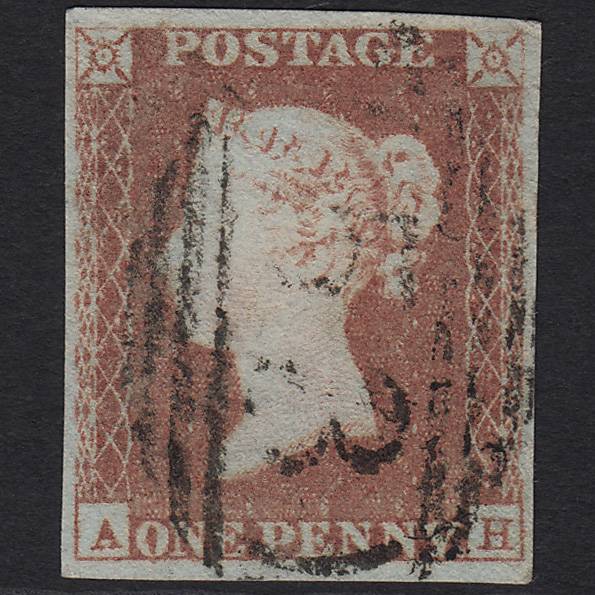 GB QV 1841 1d Pl 89 SG8-B1(1) AH FU Bath 53 4M Imperf Missing Imprimatur