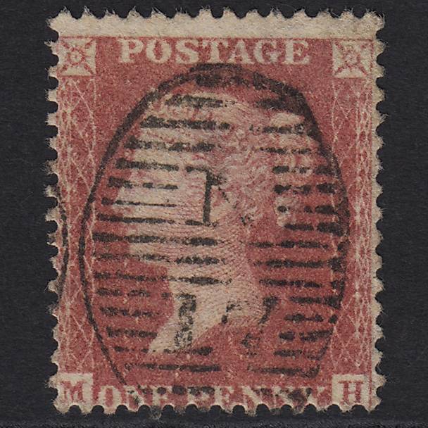 GB QV 1857 1d Rose-red (Plate 52) SG40-C10(1) MH GU London D&S N17